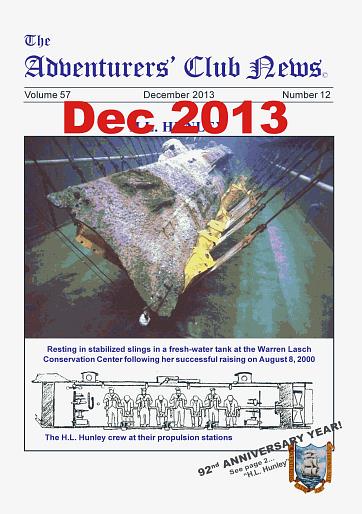 December 2013 Adventurers Club News Cover